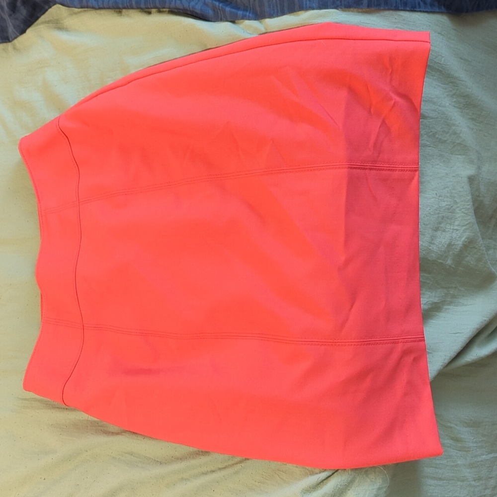 Hot pink pencil skirt